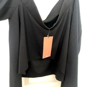 Zara off the shoulder dressy crop top. Size L